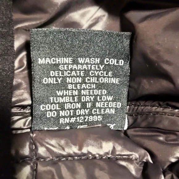 Hawke & Co Down Packable Puffer Zip Up Vest Black & Gray Men's Size Large - Picture 8 of 11